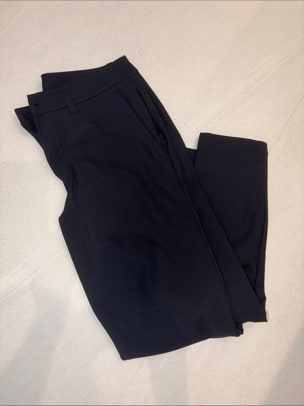 MENS LULULEMON WARPSTREME BLACK PANTS 30